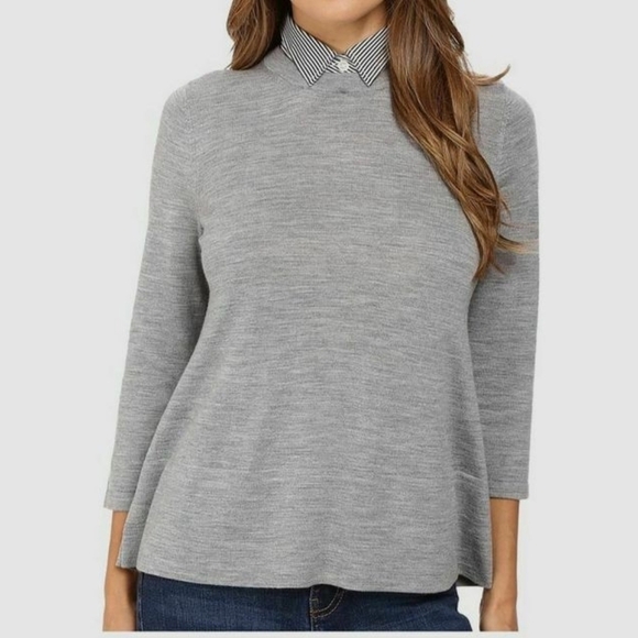 Kate Spade Broome Street Collared Relax Sweater - Picture 1 of 7